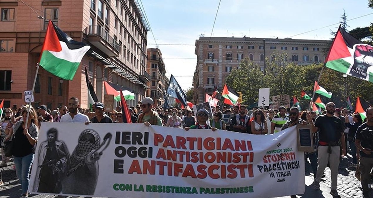 italyada binlerce kisi gazze icin sokaga cikti ZCwsVsva